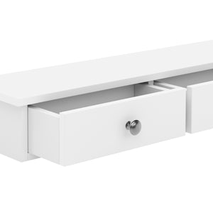 Wandregal SABRINA 3 Schubladen 80 x 15 x 10 cm weiss