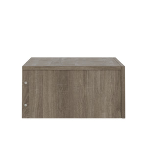 Wandregal mit Schublade OTIS 2er Set dunkelbraun
