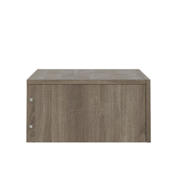 Wandregal mit Schublade OTIS 2er Set dunkelbraun