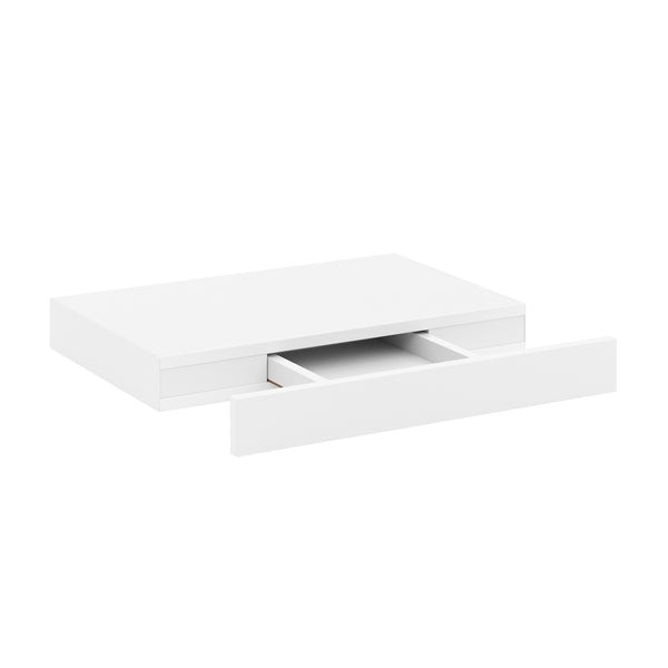 Wandregal SELESTE 1 Schublade 40 x 24 x 5 cm 2er Set weiss