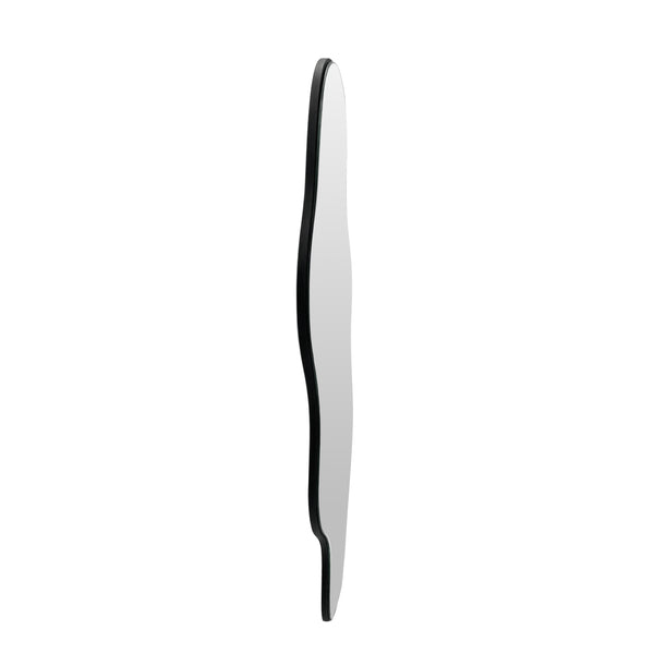 Wandspiegel 59 x 120 cm schwarz