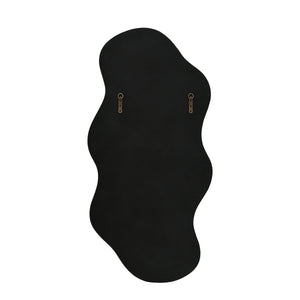 Wandspiegel 59 x 120 cm schwarz