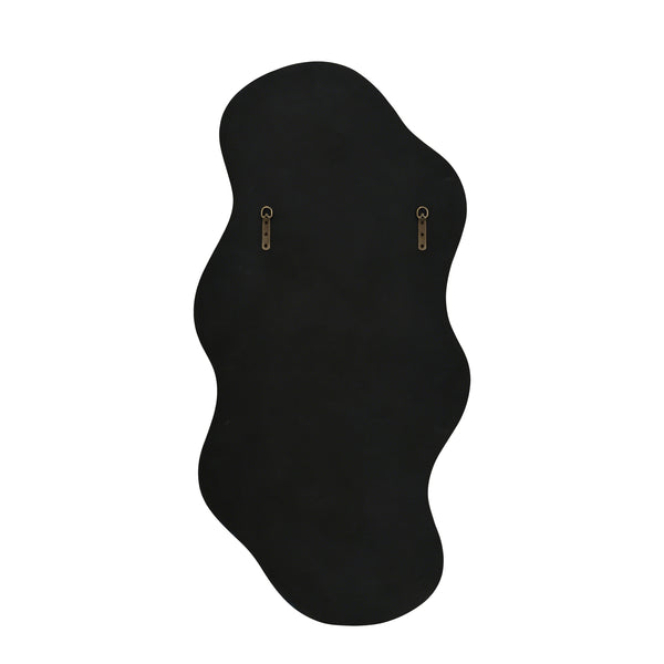 Wandspiegel 59 x 120 cm schwarz