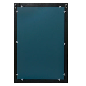 Wandspiegel JAM-L86 Badezimmer Badspiegel 72x52cm schwarz