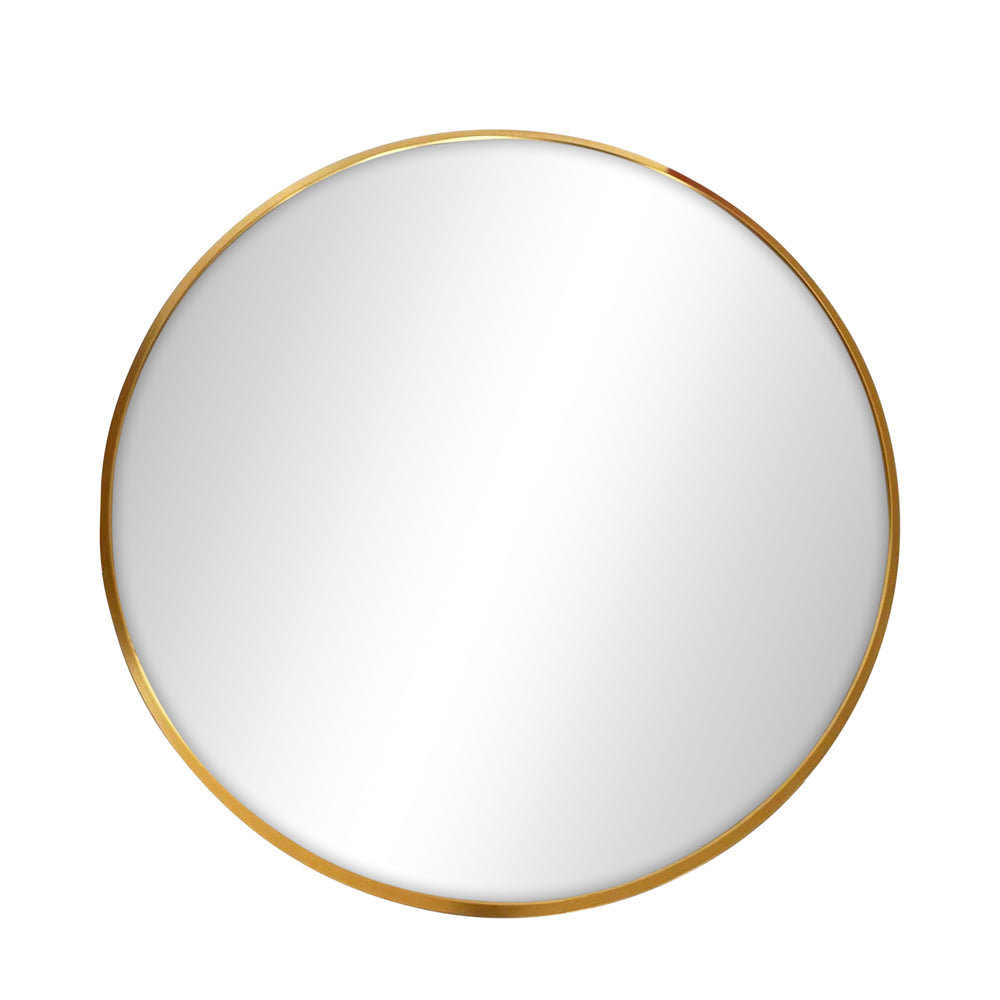 Wandspiegel rund 60 cm gold