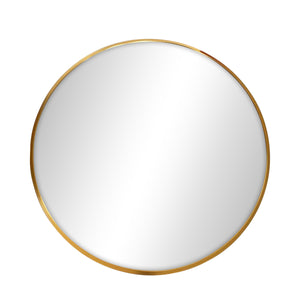 Specchio da parete rotondo, 60 cm, oro