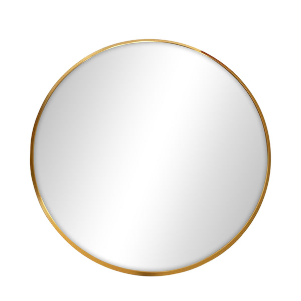 Specchio da parete rotondo, 60 cm, oro