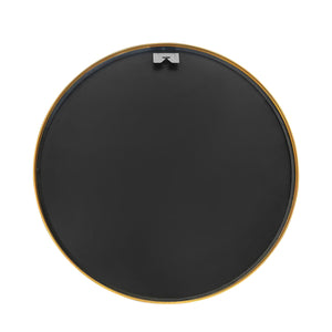 Specchio da parete rotondo, 60 cm, oro