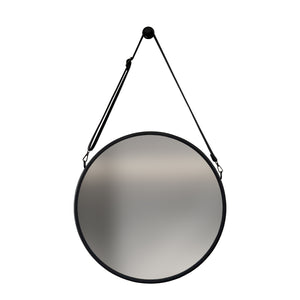 Specchio da parete nero vintage, 50 cm