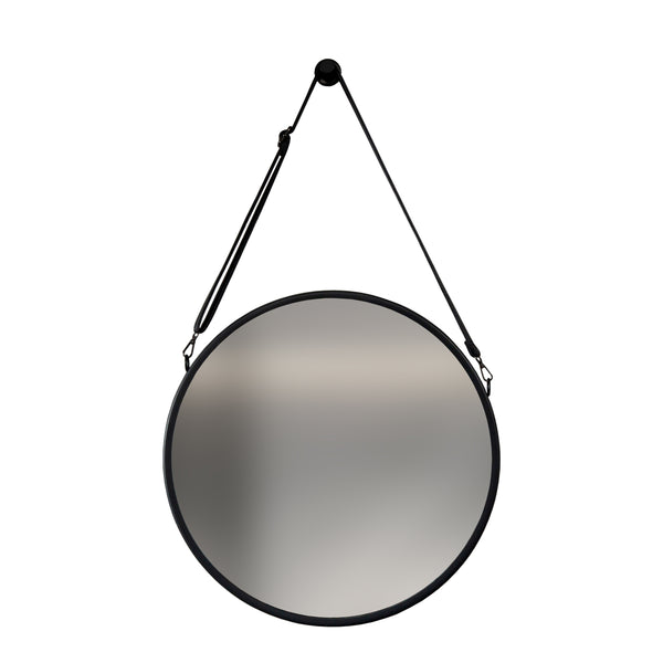 Specchio da parete nero vintage, 50 cm