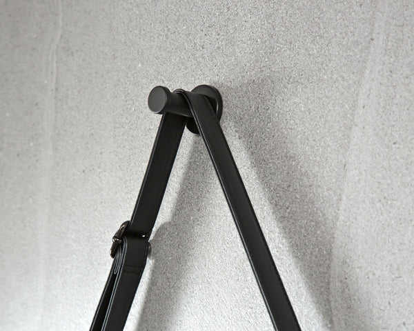 Specchio da parete nero vintage, 50 cm