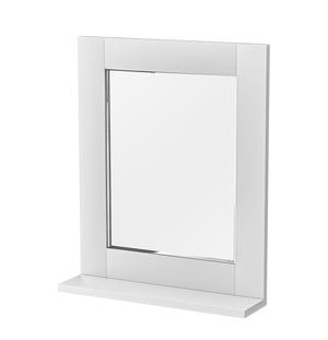 Wandspiegel mit Ablage weiss