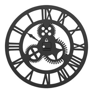 Wanduhr CHRONOS 58 cm schwarz/gold