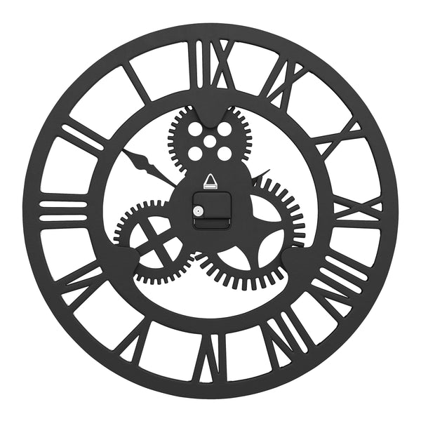 Wanduhr CHRONOS 58 cm schwarz/gold