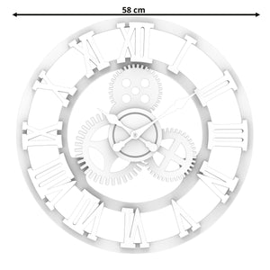 Wanduhr CHRONOS 58 cm schwarz/gold