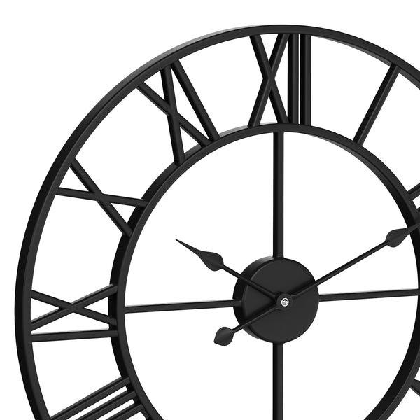 Wanduhr TIDEN 60 cm schwarz