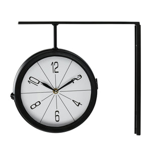 Orologio da parete bifacciale, 20 cm