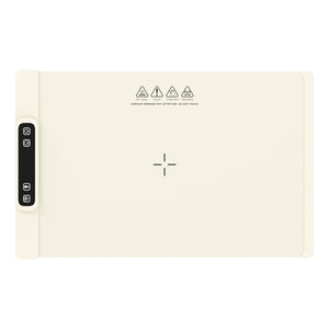 Warmhalteplatte elektrisch rollbar 62 x 38 cm beige