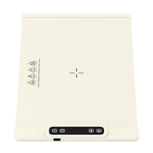 Warmhalteplatte elektrisch rollbar 62 x 38 cm beige