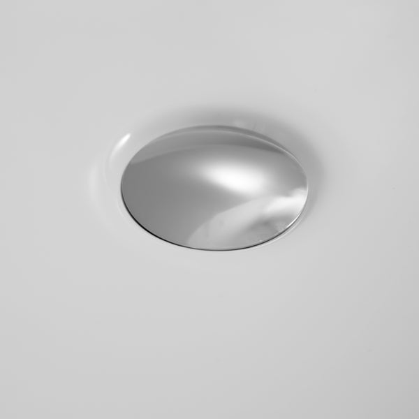 Lavabo ovale in ceramica, 40 x 33 cm, bianco