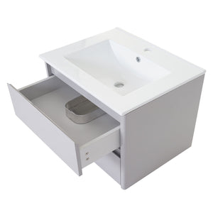 Waschbecken + Unterschrank JAM-B19 Waschtisch hochglanz 50x60cm