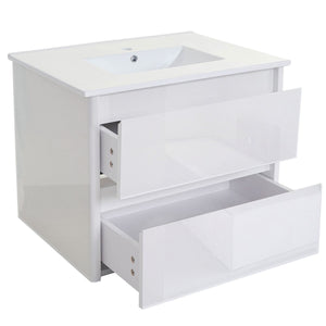 Waschbecken + Unterschrank JAM-B19 Waschtisch hochglanz 50x80cm
