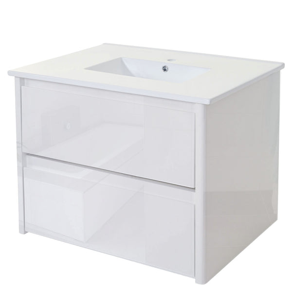Waschbecken + Unterschrank JAM-B19 Waschtisch hochglanz 50x80cm