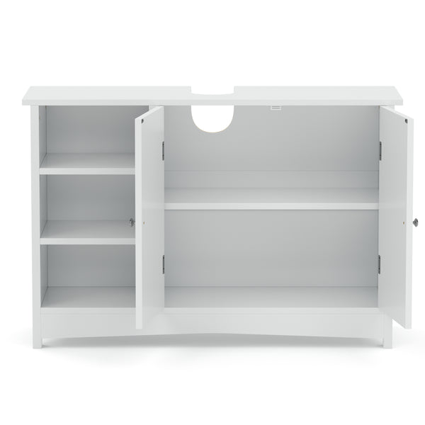 Waschbeckenunterschrank FONTANA 90 x 30 x 60 cm weiss