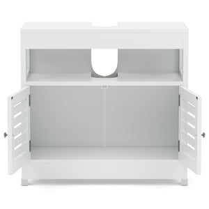 Waschbeckenunterschrank FONTANA 60 x 30 x 60 cm weiss