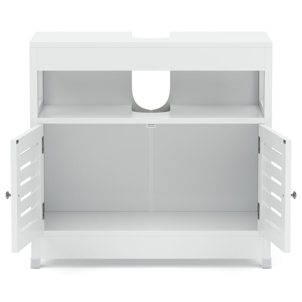 Waschbeckenunterschrank FONTANA 60 x 30 x 60 cm weiss