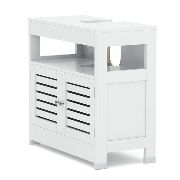 Waschbeckenunterschrank FONTANA 60 x 30 x 60 cm weiss