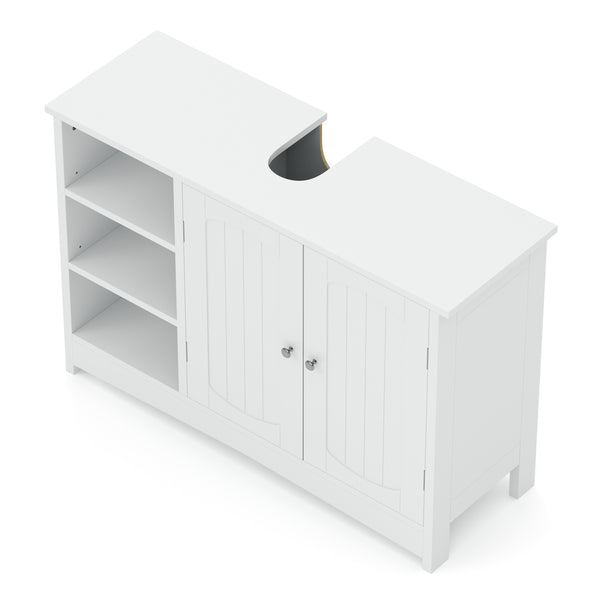 Waschbeckenunterschrank FONTANA 90 x 30 x 60 cm weiss