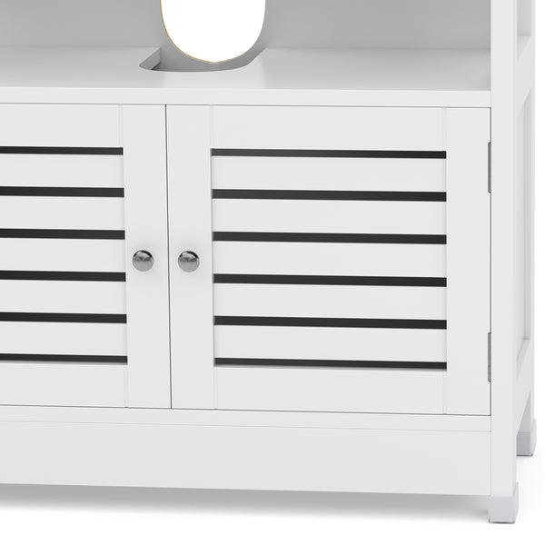Waschbeckenunterschrank FONTANA 60 x 30 x 60 cm weiss