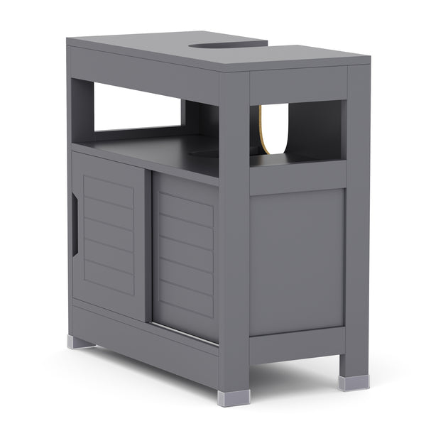 Waschbeckenunterschrank FORTUNA 60 x 30 x 60 cm anthrazit