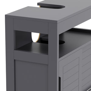 Waschbeckenunterschrank FORTUNA 60 x 30 x 60 cm anthrazit