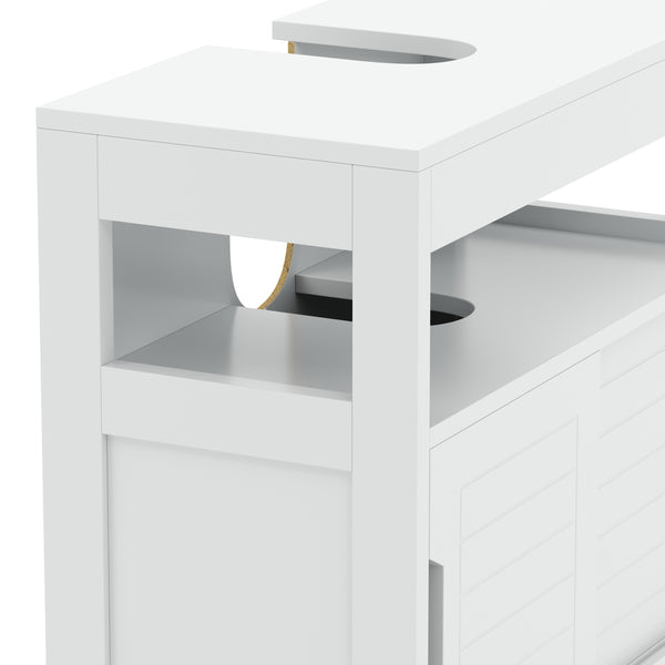 Waschbeckenunterschrank FORTUNA 60 x 30 x 60 cm weiss