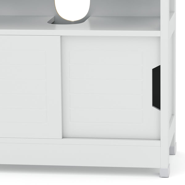 Waschbeckenunterschrank FORTUNA 60 x 30 x 60 cm weiss