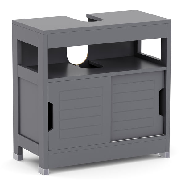 Waschbeckenunterschrank FORTUNA 60 x 30 x 60 cm anthrazit