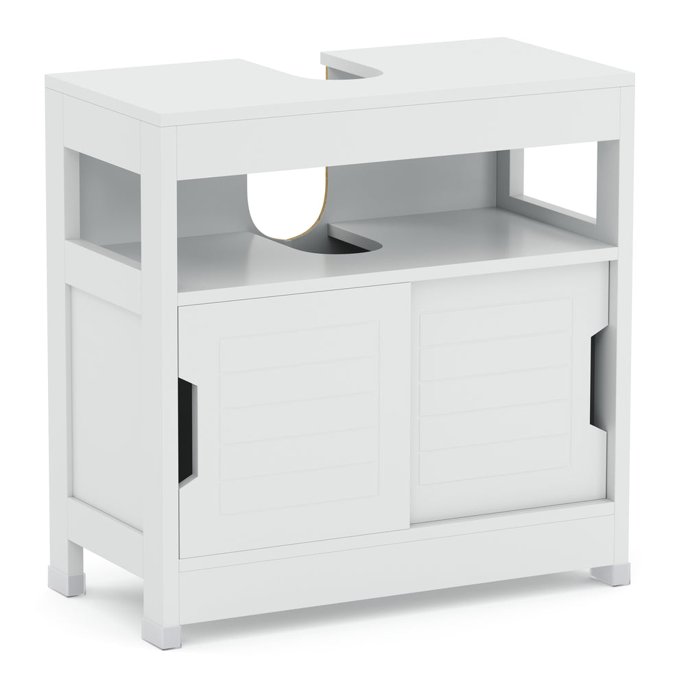 Waschbeckenunterschrank FORTUNA 60 x 30 x 60 cm weiss