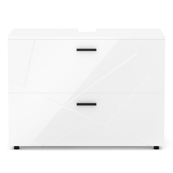 Waschbeckenunterschrank AQUALIA 80 x 41 x 59 cm weiss