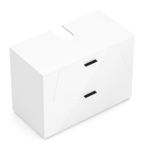Waschbeckenunterschrank AQUALIA 80 x 41 x 59 cm weiss