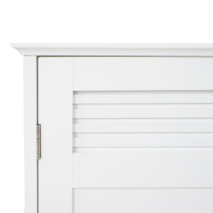 Waschbeckenunterschrank, Badschrank 60x60x30cm ~ weiss