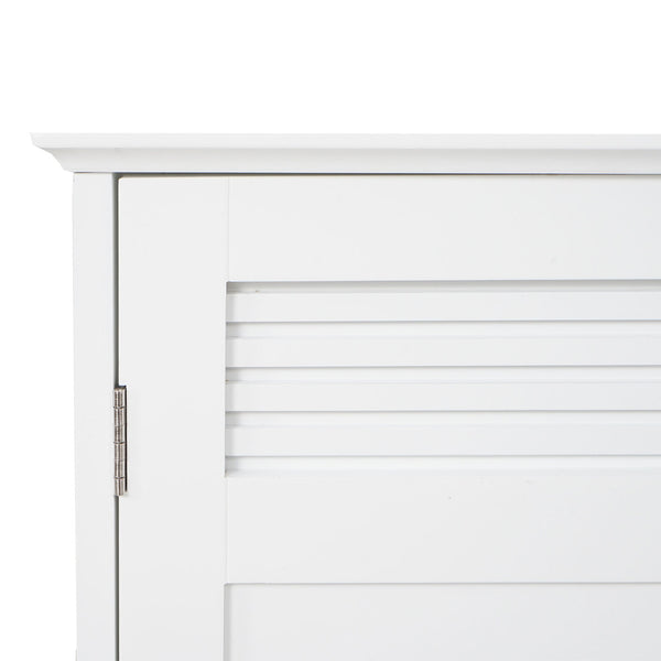 Waschbeckenunterschrank, Badschrank 60x60x30cm ~ weiss