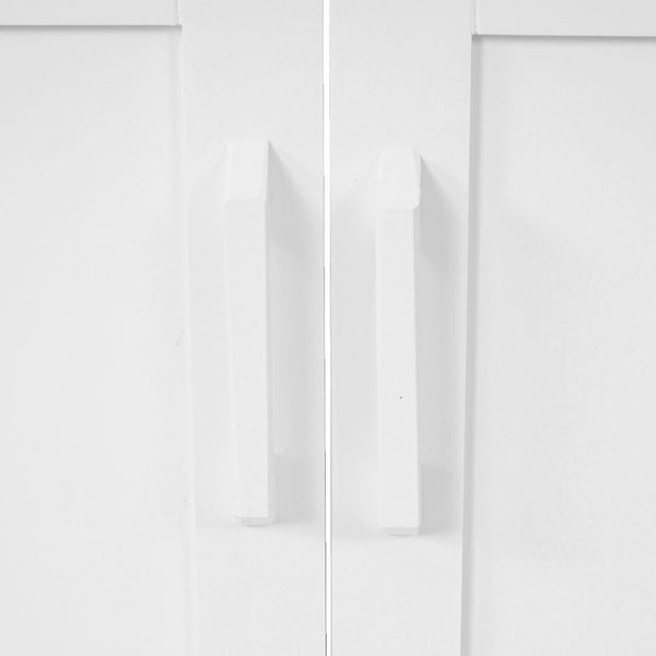 Waschbeckenunterschrank, Badschrank 60x60x30cm ~ weiss