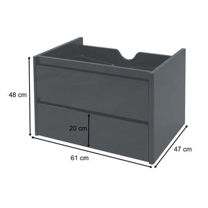 Waschbeckenunterschrank JAM-B19 Waschtisch Soft-Close 50x60cm