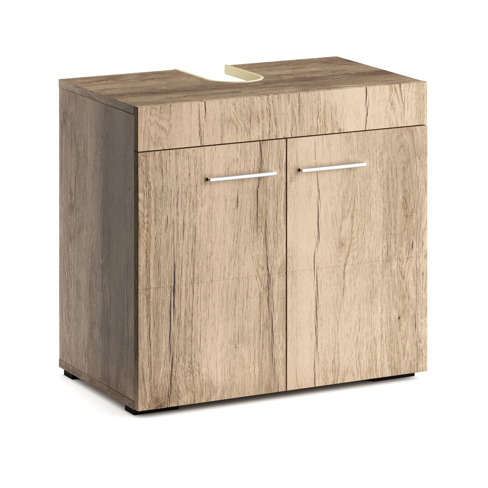 Mobile lavabo SIMONA 60 x 34 x 56 cm marrone chiaro