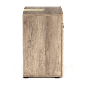 Waschbeckenunterschrank SIMONA 60 x 34 x 56 cm hellbraun