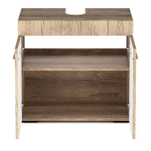 Waschbeckenunterschrank SIMONA 60 x 34 x 56 cm hellbraun