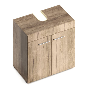 Waschbeckenunterschrank SIMONA 60 x 34 x 56 cm hellbraun
