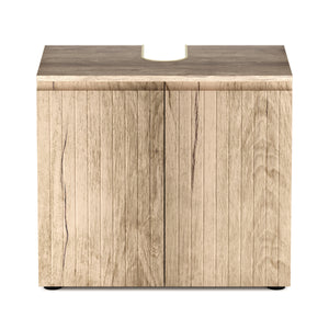 Waschbeckenunterschrank STEFAN 60 x 35 x 54 cm hellbraun